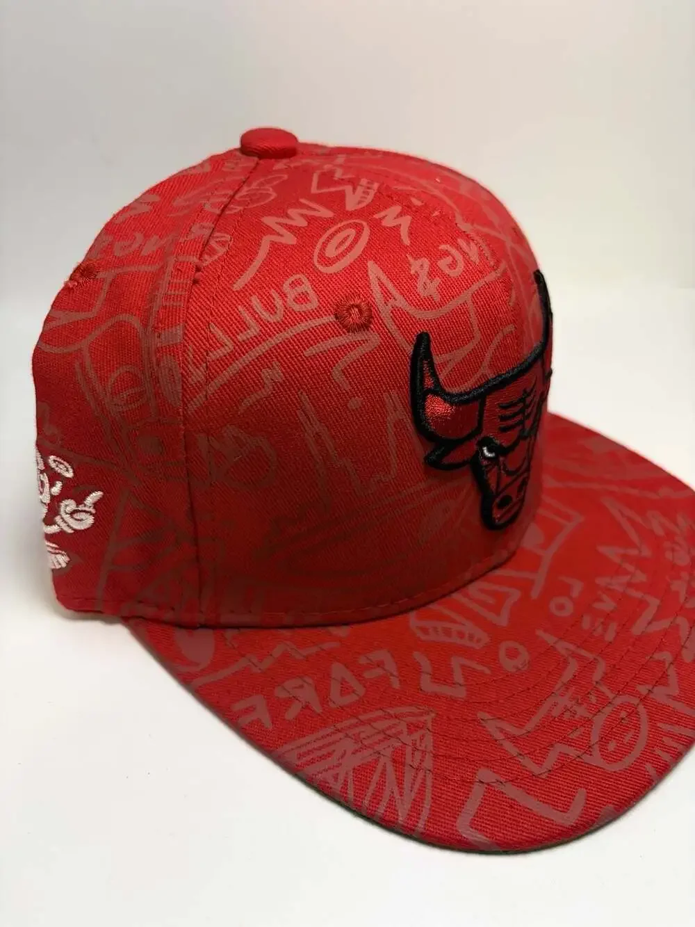 Chicago Bulls Artist Series Snapback Hat Red BMO Stadium Giveaway